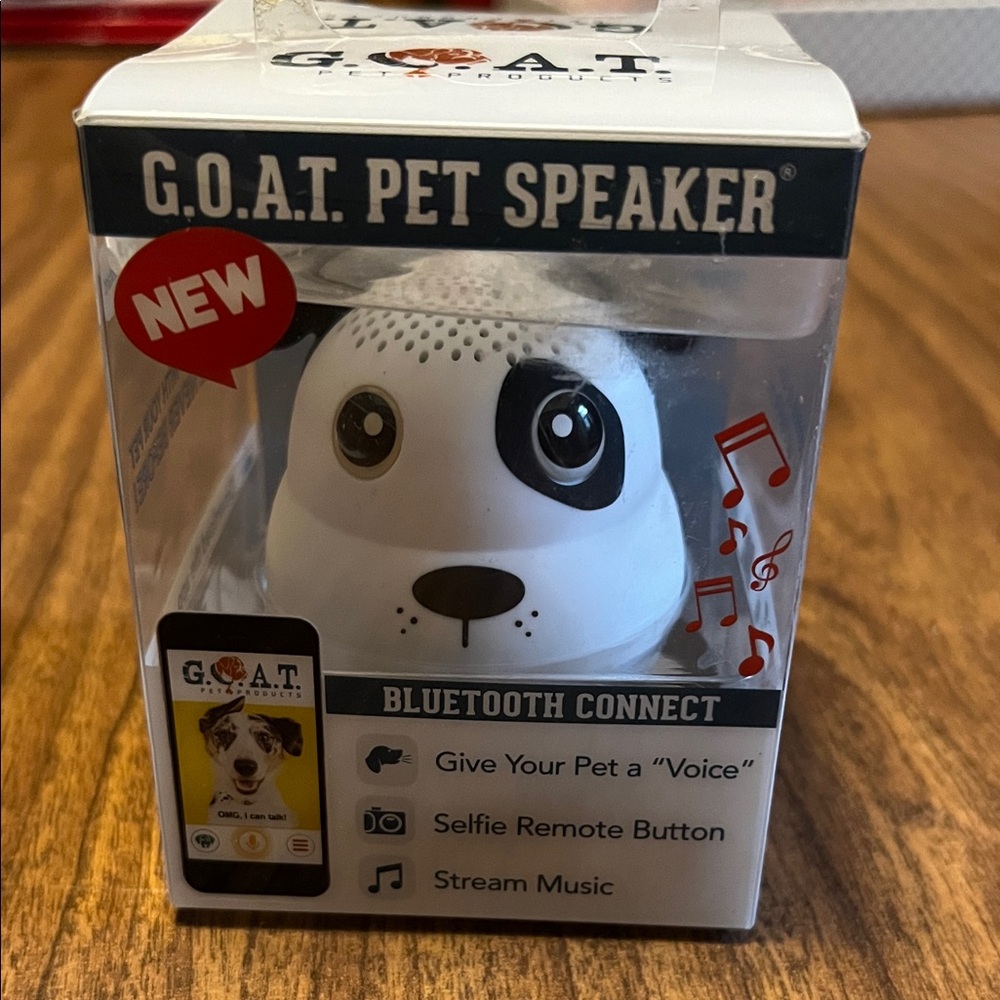 NIB G.O.A.T. Pet Speaker